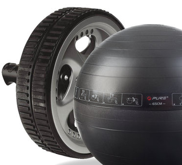 Swiss Ball &amp; Ab Wheel Pack